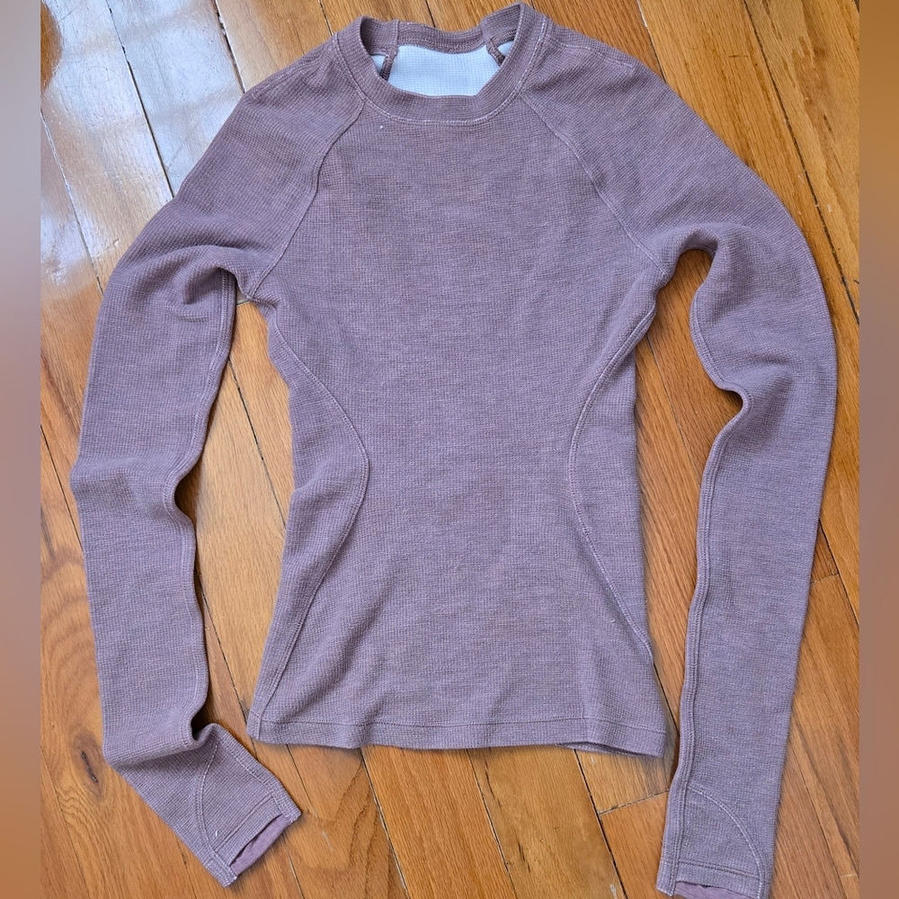 Lululemon Athletica Taupe Long Sleeve Tee